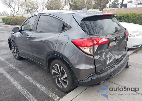 2019 Honda Hr-V Sport z USA, uszkodzony, nr VIN 3CZRU5H19KG712070